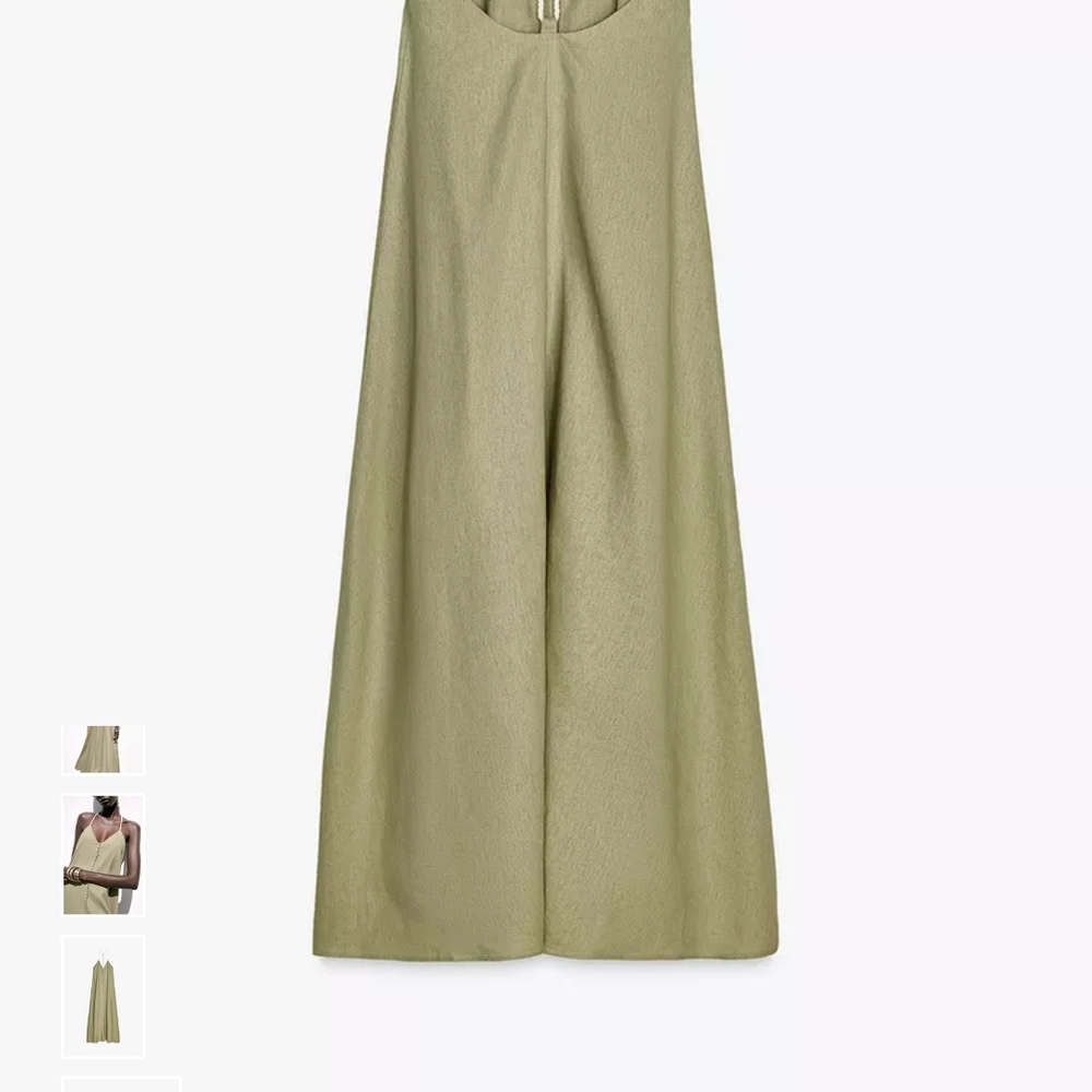 Zara Light Tan Maxi Dress - Picture 11 of 14
